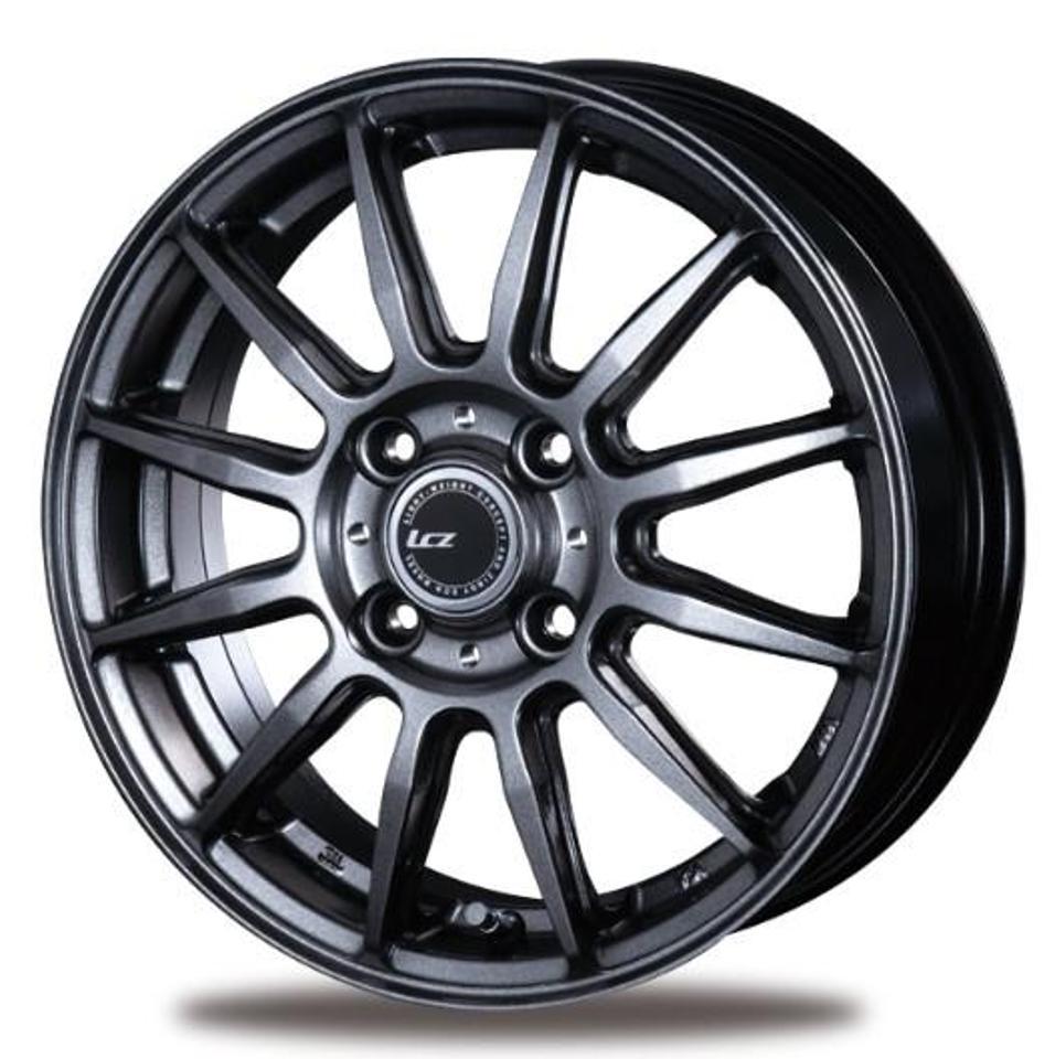 BEST INTERMILANO LCZ012 4.5Jx15 + 45 100-4H Metallic Deep Gray