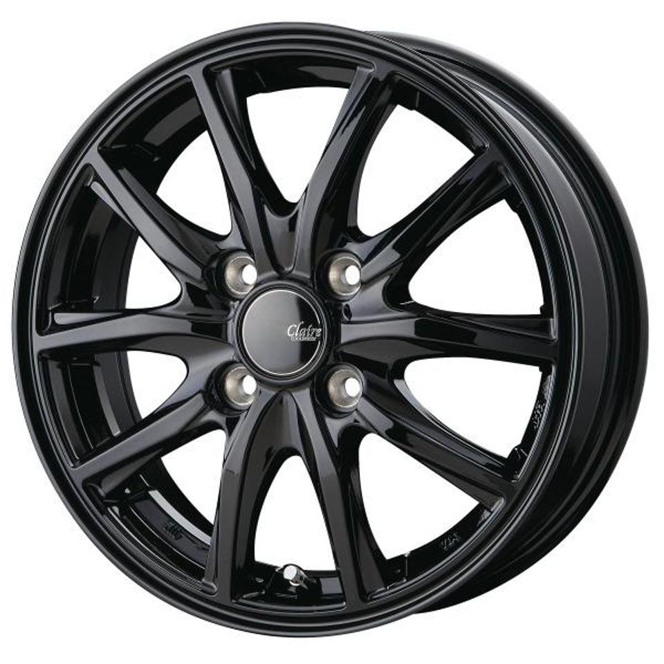BEST CLAIRE GZ10 15x5.5J + 43 100-4H Gloss Black M12 taper