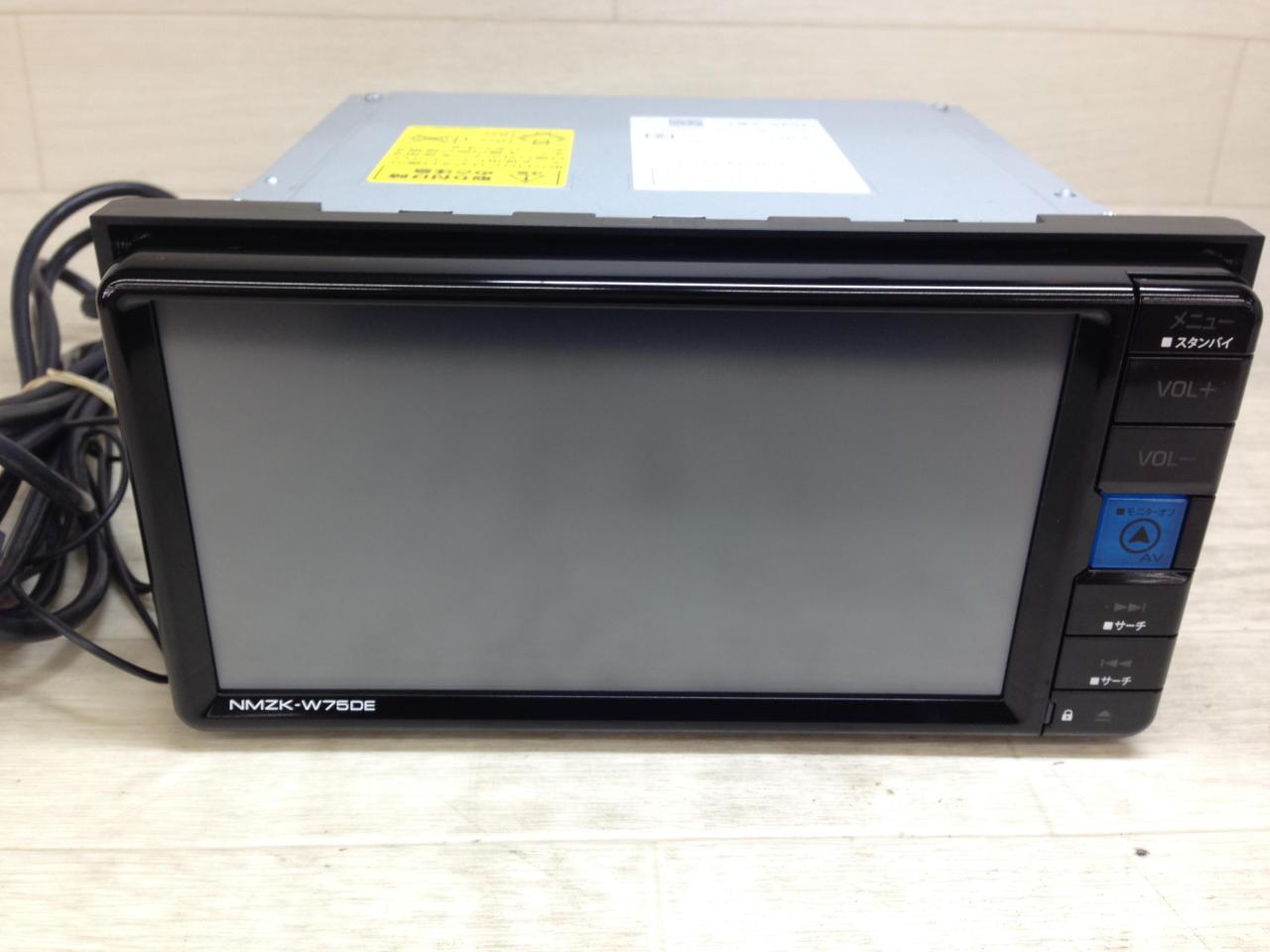 スバル　純正ナビ　NMZK-W75D ダイハツ純正 NMZK-W75D 2024年地図データ | 目立った傷や汚れ無し