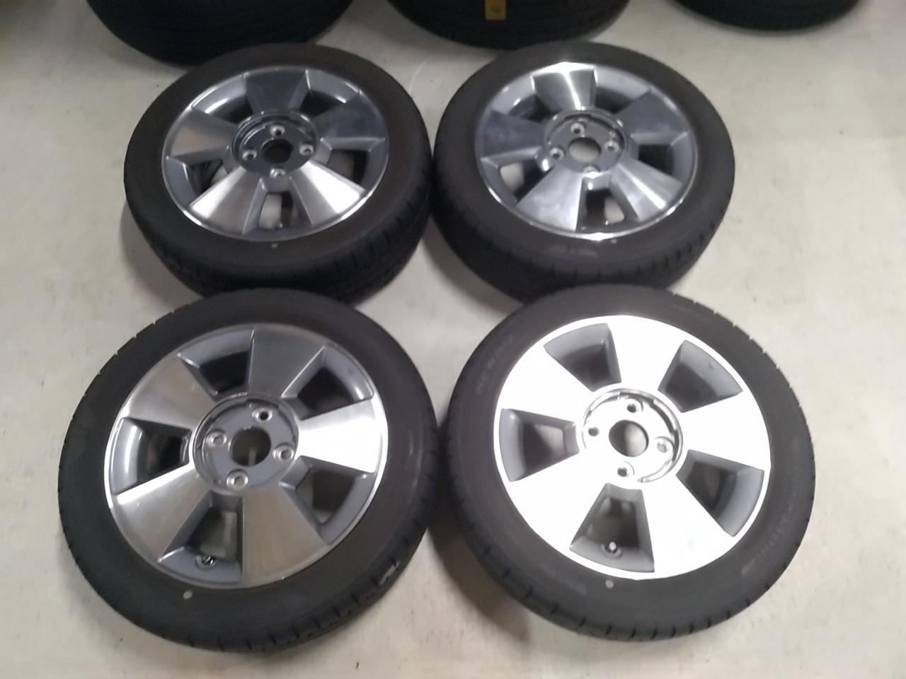 HONDA Genuine Zest 5-spoke wheels + BRIDGESTONE NEWNO