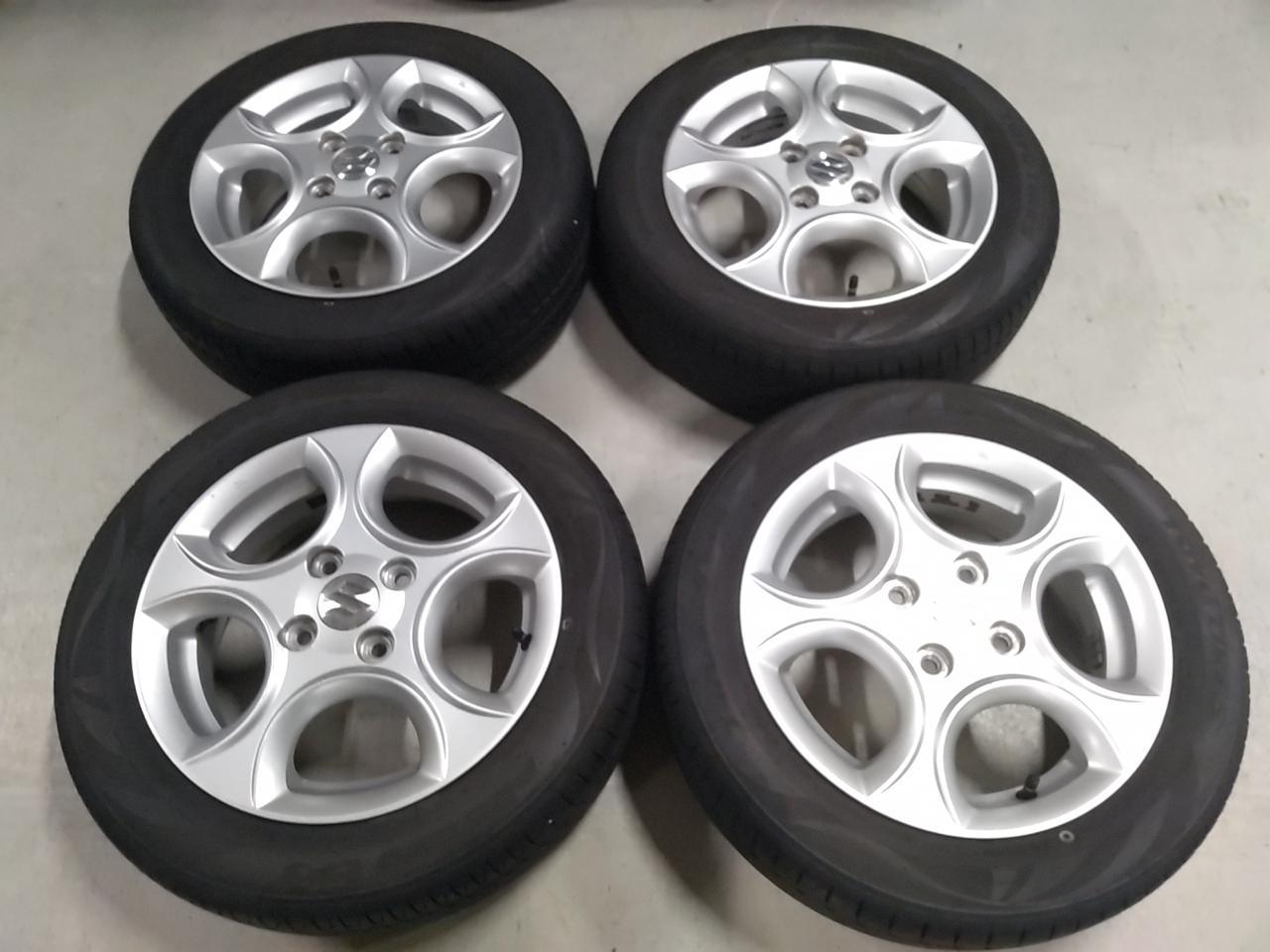SUZUKI Cervo/HG21S genuine 5-spoke wheels + TOYO PROXES CF3