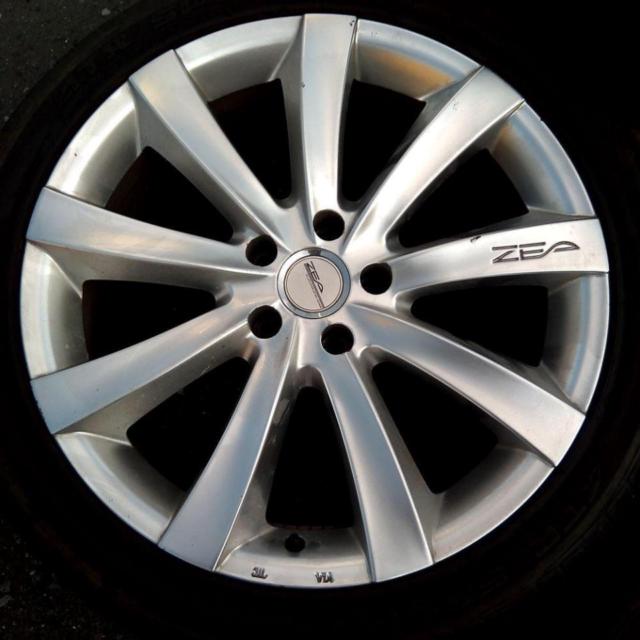 weds ZEA FN 9本スポーク ガンメタ ホイールのみ
