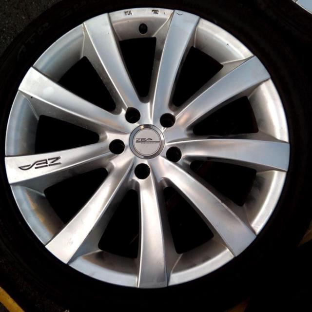 weds ZEA FN 9本スポーク ガンメタ ホイールのみ