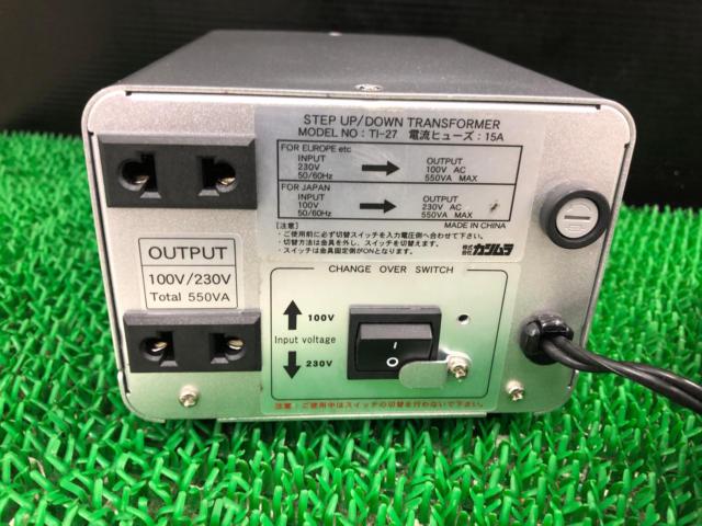 カシムラ 変圧器 TI-27 220V 230V 240V