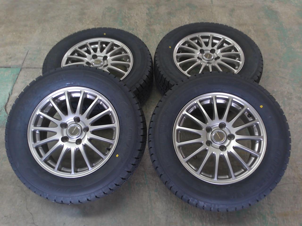 BRIDGESTONE ECO FORME SE-12 + GOODYEAR ICENAVI 7