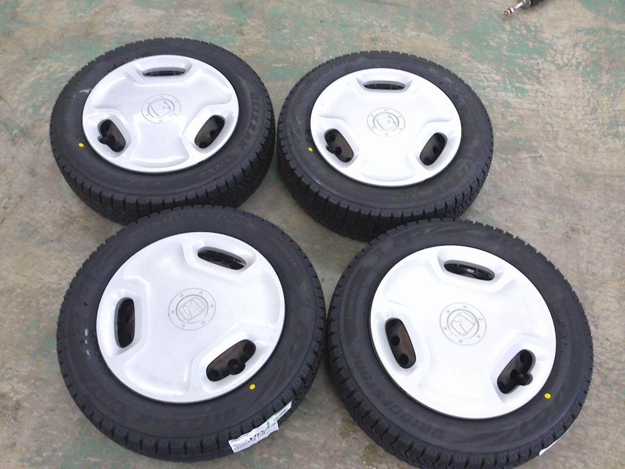 Honda original N-ONE genuine steel + BRIDGESTONE VRX2