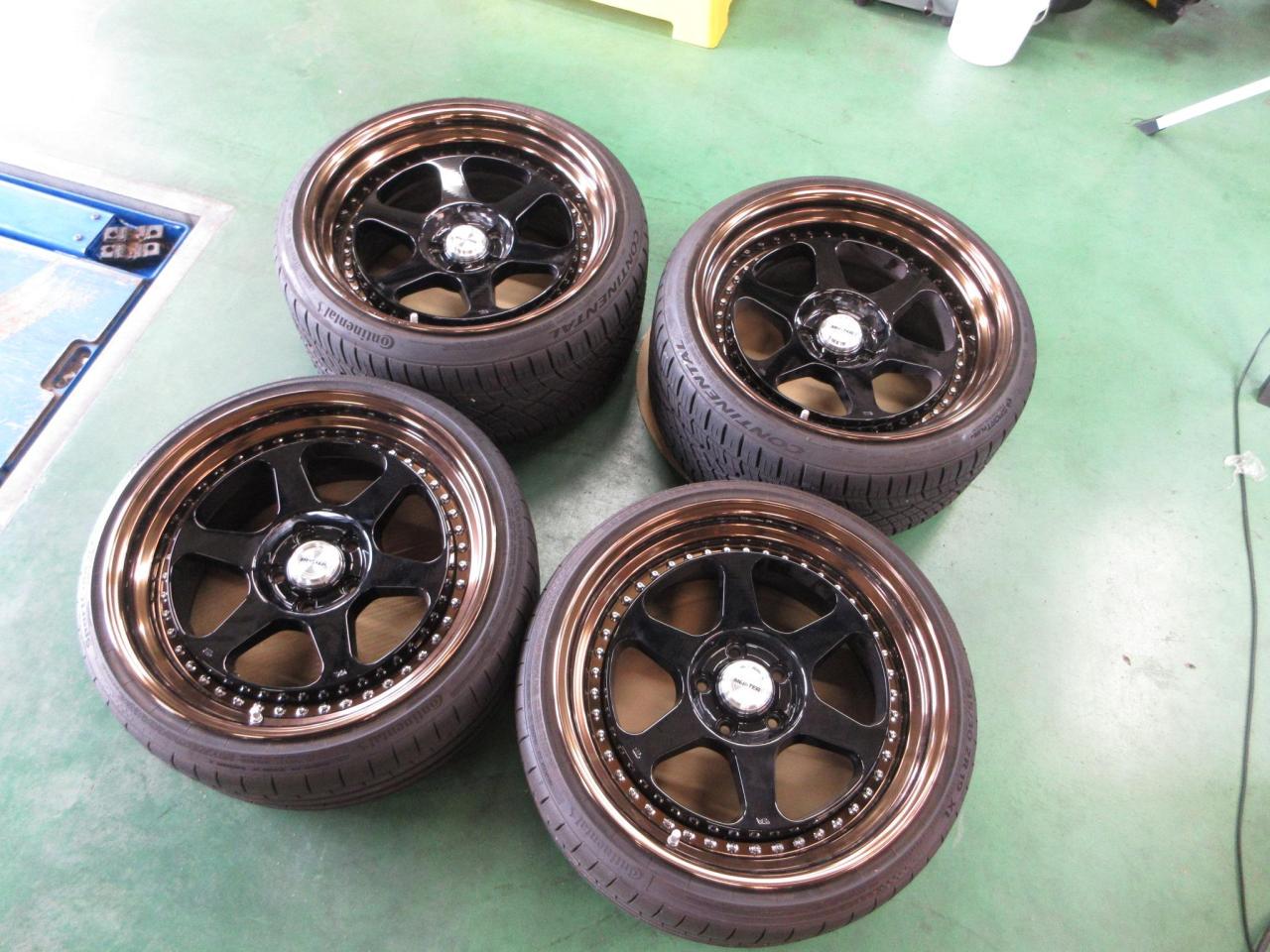 WORK MEISTER L1 3PIECE+Continental SPORT CONTACT 6 + Continental EXTREME CONTACT