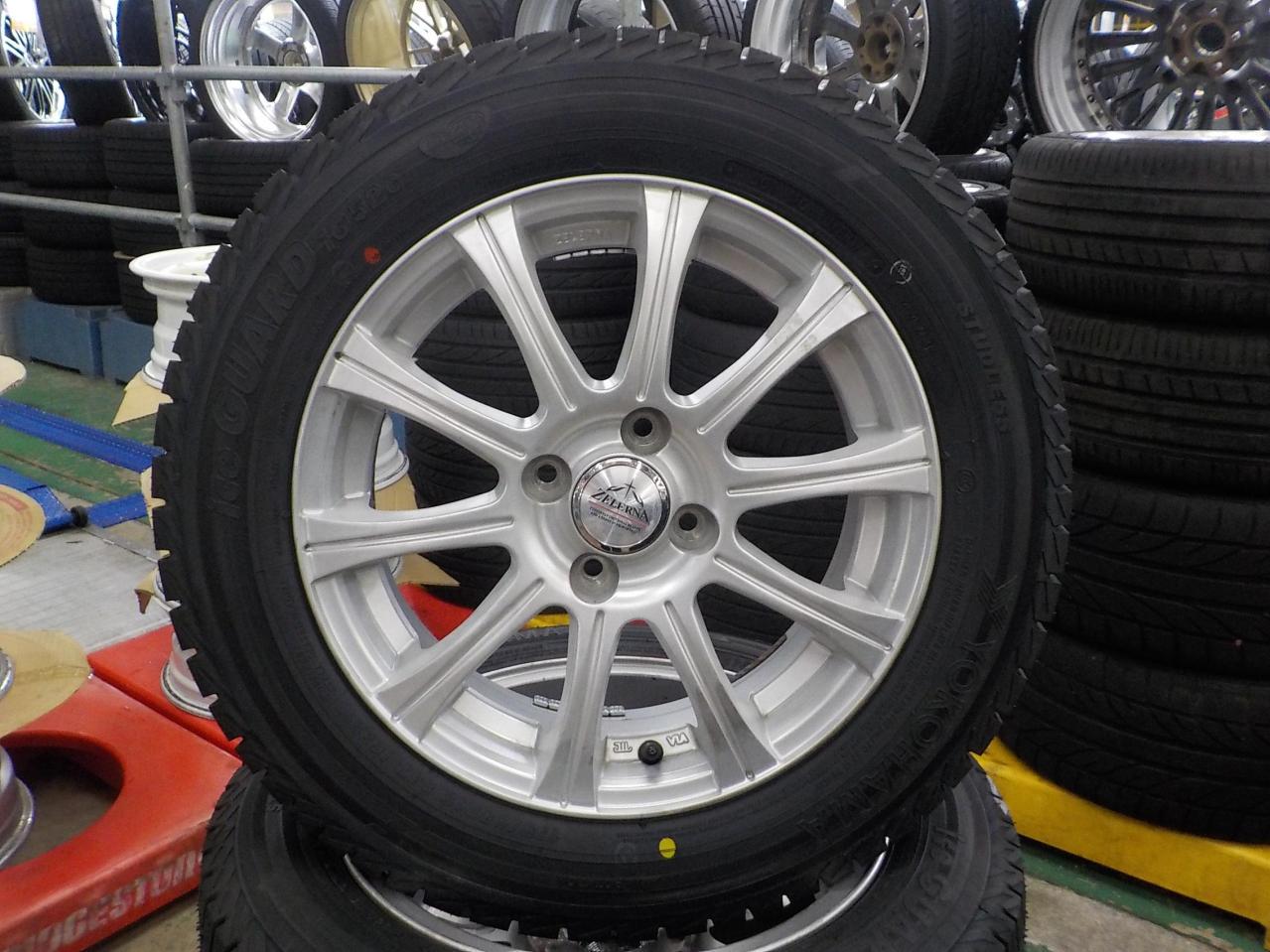 ZELERNA Spoke wheels + YOKOHAMA iceGUARD iG52C Comes with brand new winter tires!
