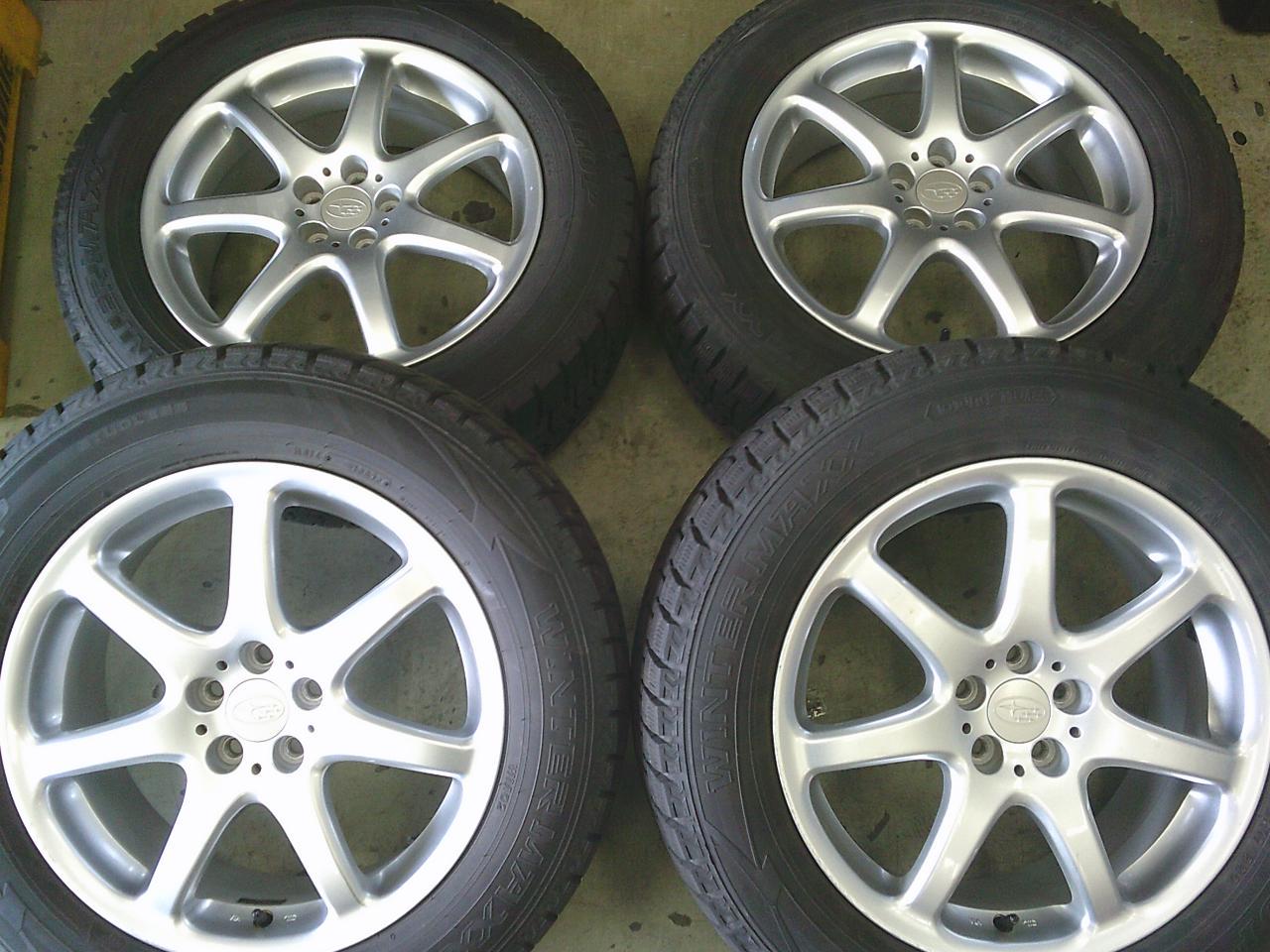 DUNLOP WINTERMAXX WM02 + Subaru genuine SAA Optional wheel