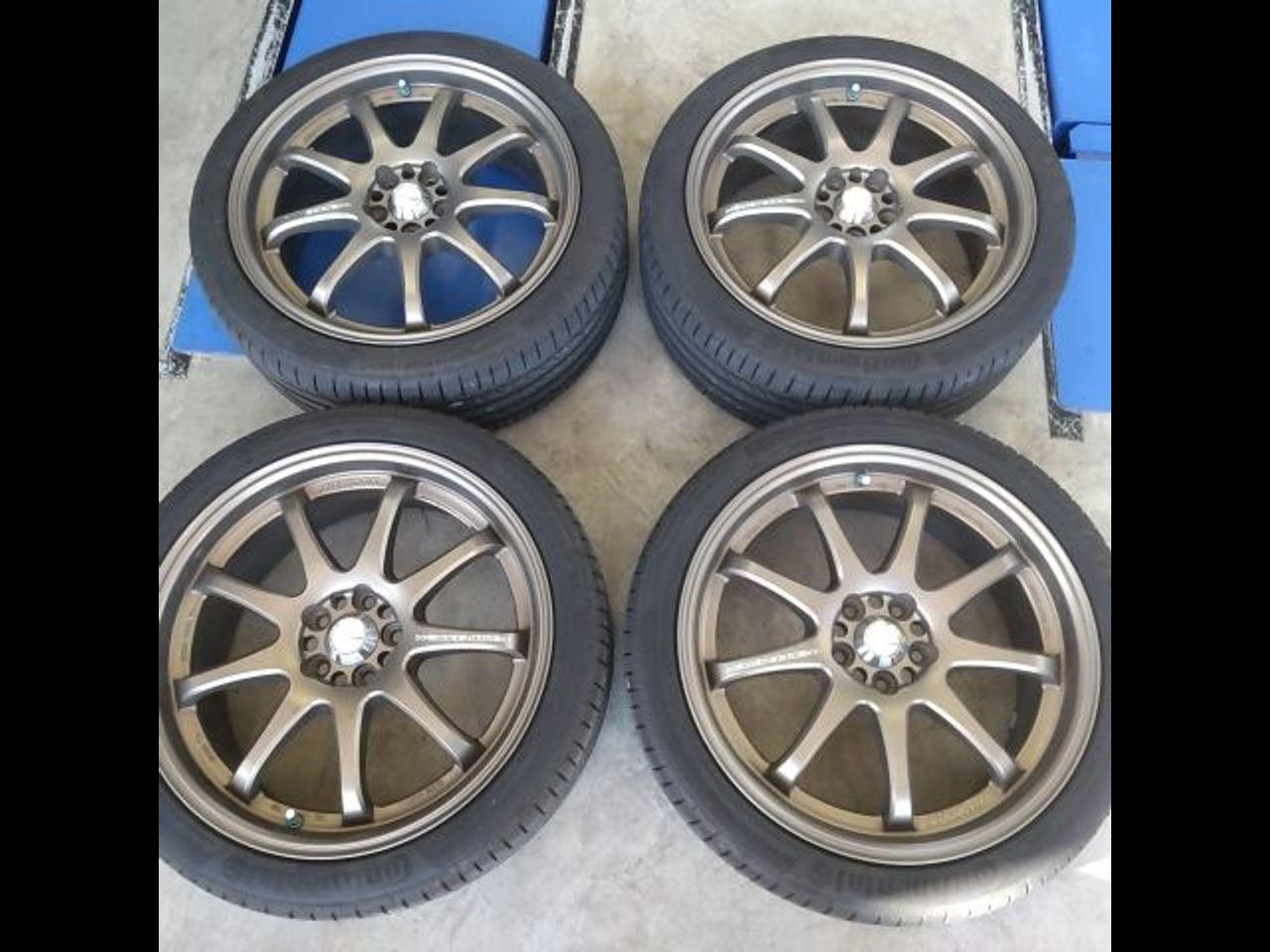 WORK EMOTION XD9 + Continental ContiSportContact5