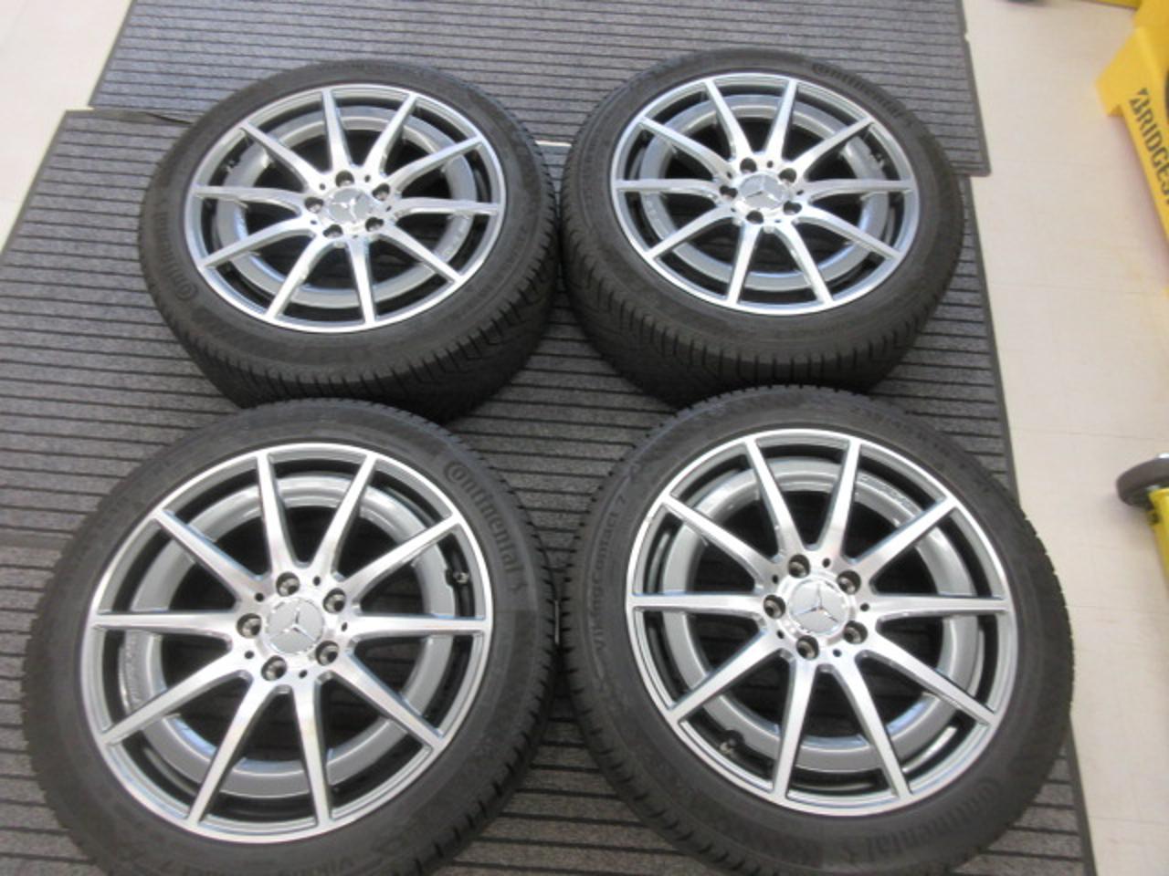 Imported car genuine Mercedes AMG W206 C43 genuine optional wheels + Continental Viki