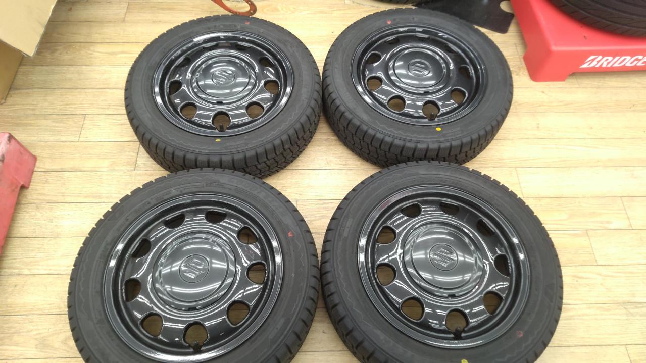 SUZUKI Spaceia gear Original wheel + GOODYEAR ICE NAVI Eight
