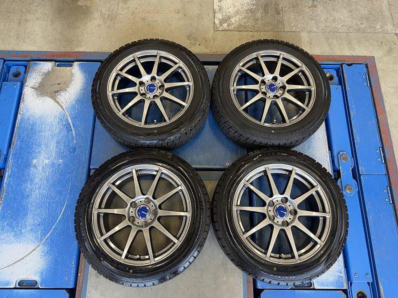 60 series Prius size WINNERS CF-01 + DUNLOP WINTERMAXX WM02 195 / 60R17 90Q