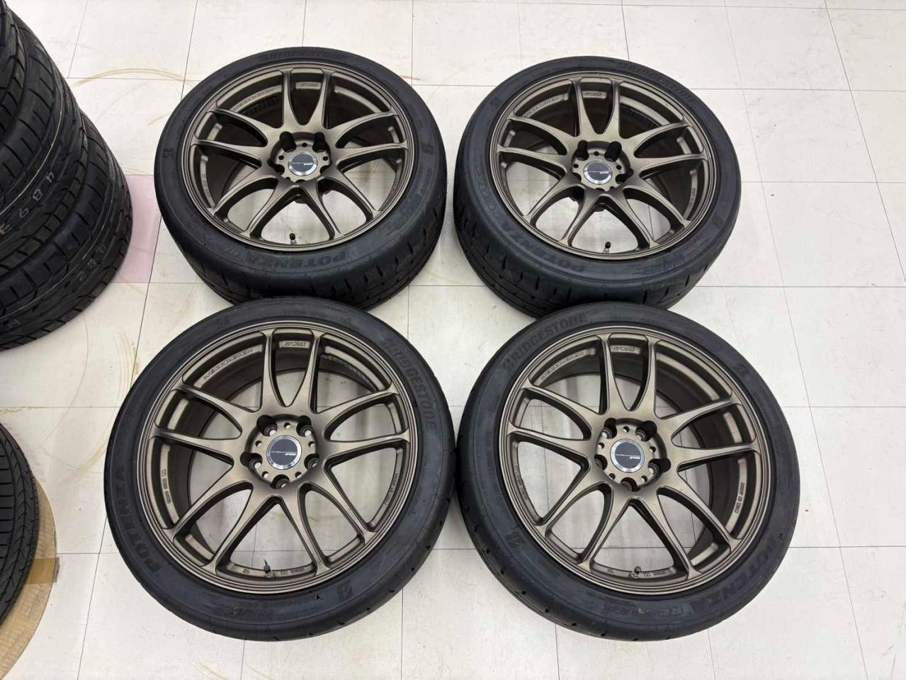 September price reductions WORK EMOTION CR kiwami + BRIDGESTONE POTENZA RE-71RS