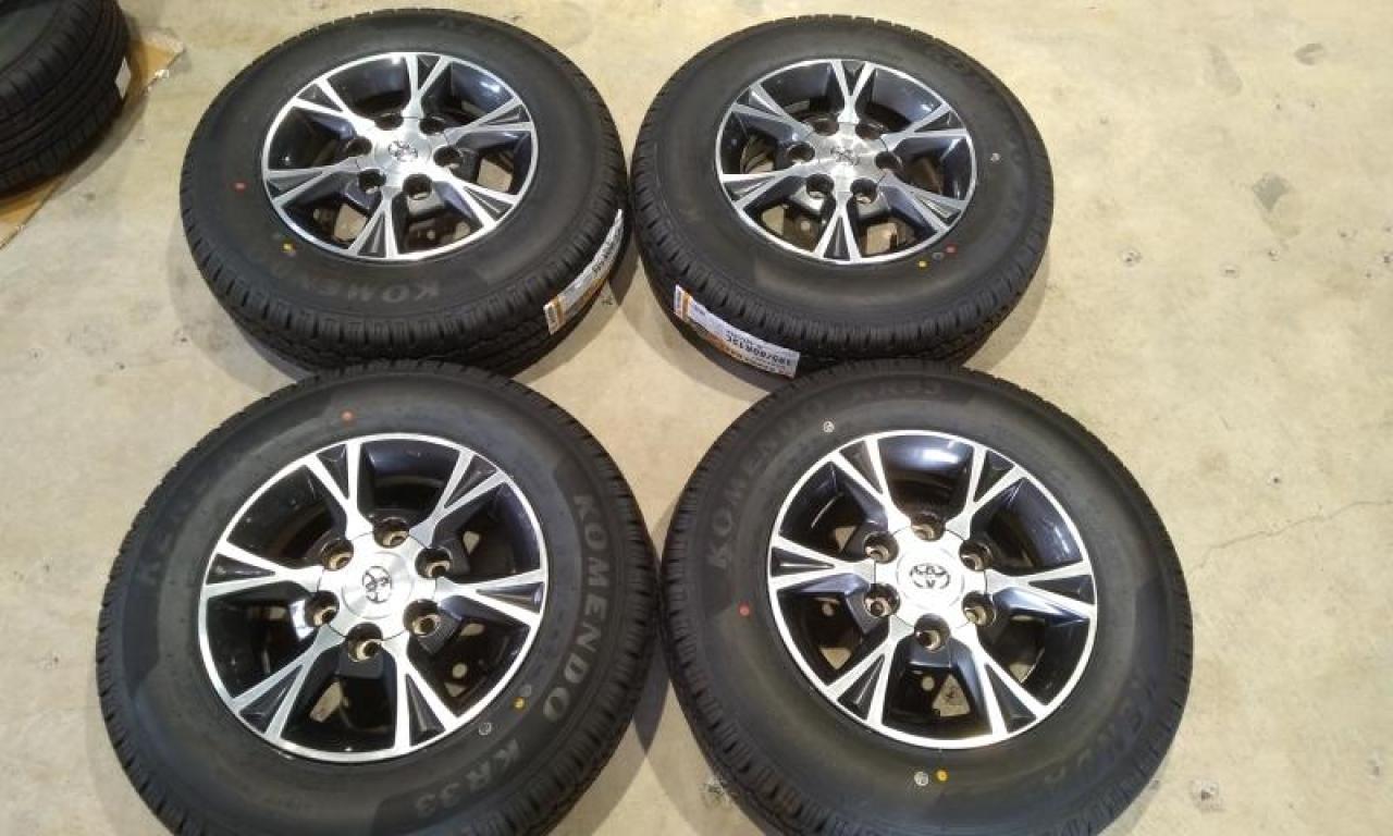 TOYOTA with unused tires 200 series / Hiace Genuine OP wheel + KENDA KR33