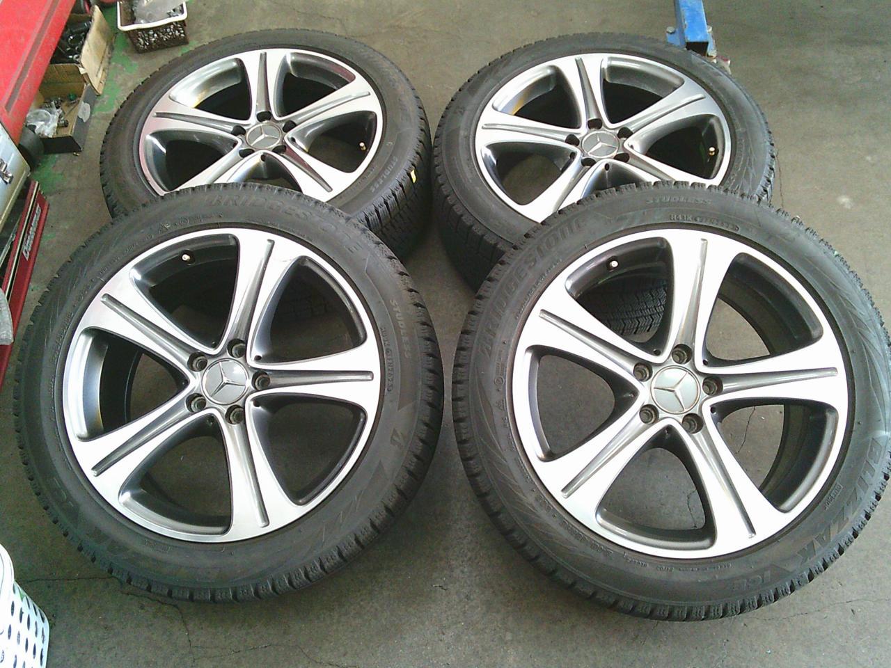 Mercedes-Benz E class / W213 Original wheel + BRIDGESTONE BLIZZAK ICE