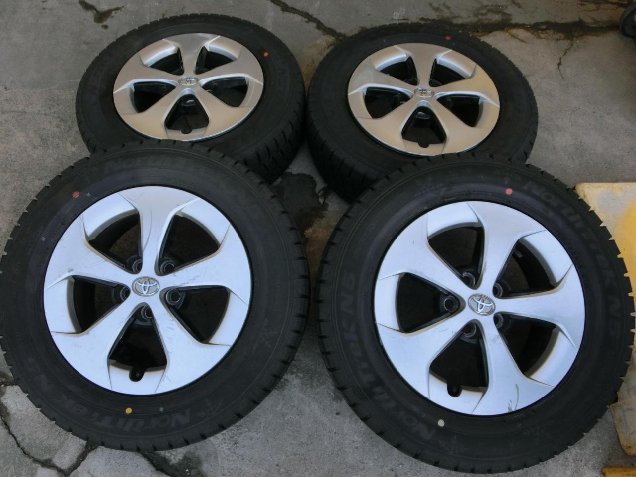 Toyota original 30 series Prius Late original wheel + AUTOBACS SEVEN North Trek N5