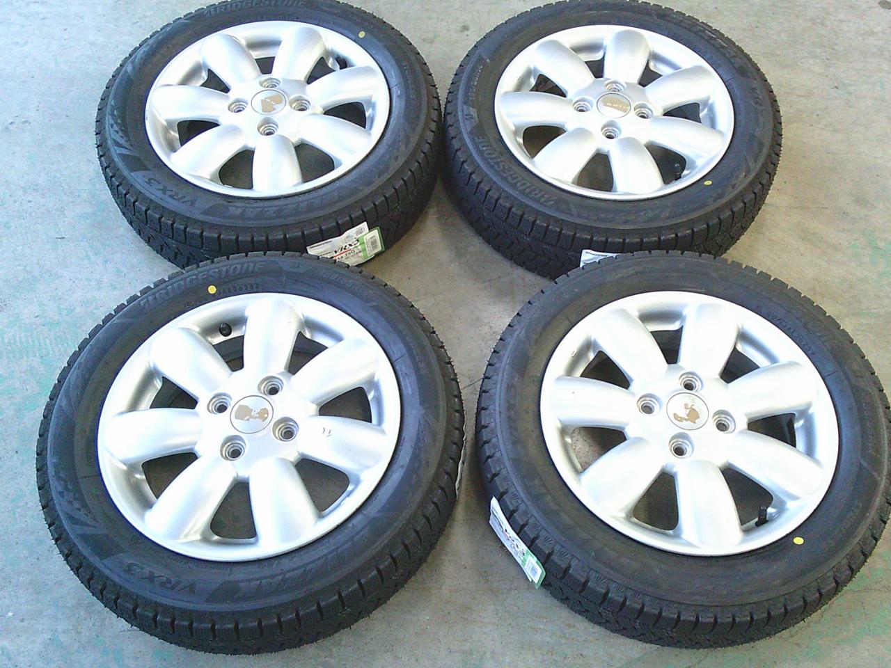 Suzuki genuine Lapin original wheel + BRIDGESTONE VRX3