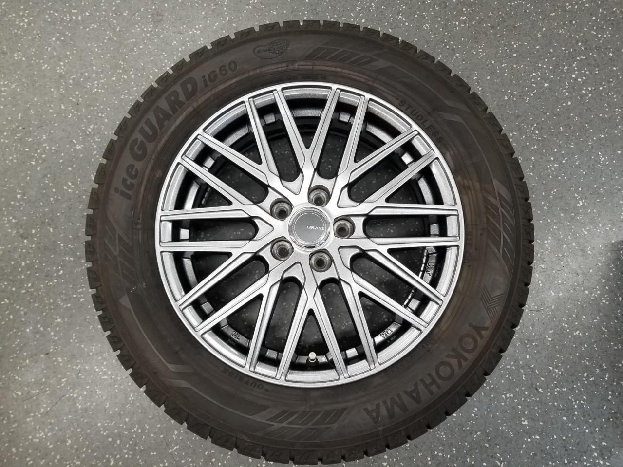 GRASS Spoke wheels + YOKOHAMA ice GUARD iG60