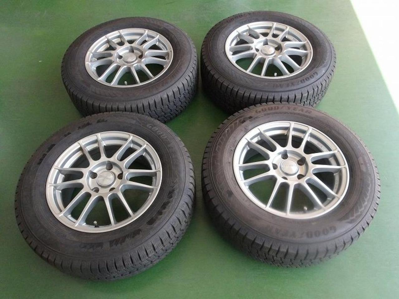 6. Inventory at a separate warehouse / Please allow some time for inventory confirmation. ENKEI RIVAZZA 12-spoke aluminum + GOODYEAR ICE NAVI8