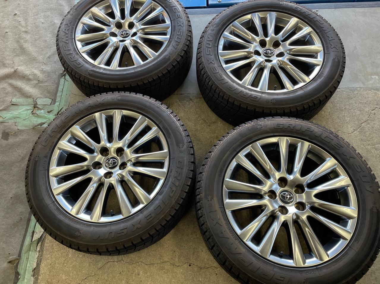 Toyota original 60-based Harrier Original wheel + GRIPMAX GRIP ICE X SUV