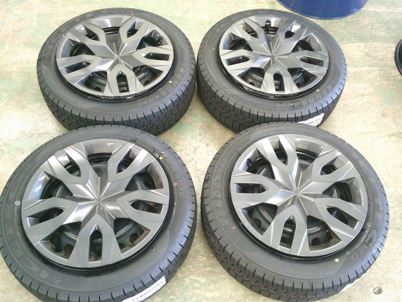 Toyota original Genuine steel wheels for the 60-series Prius + KENDA KR36