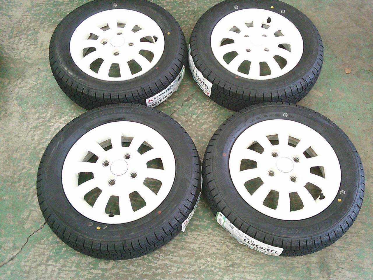 Suzuki genuine Lapin original wheel + KENDA KR36