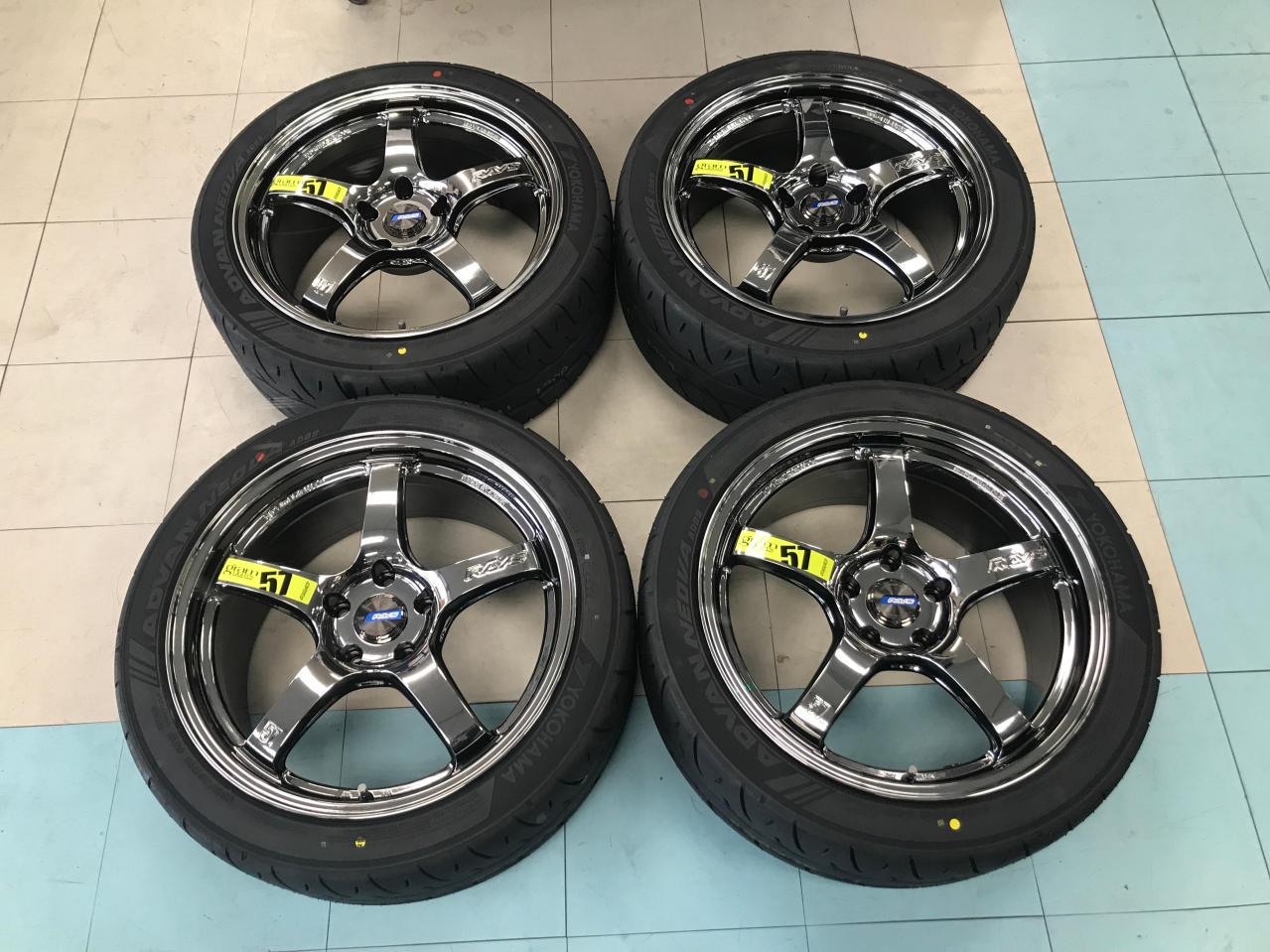 RAYS GRAM LIGHTS 57 CR Limited + YOKOHAMA ADVAN NEOVA AD09