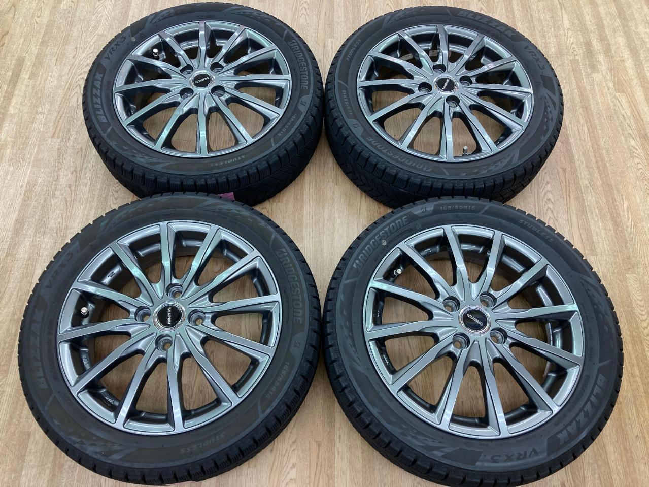 BRIDGESTONE BALMINUM A12 + BRIDGESTONE BLIZZAK VRX3