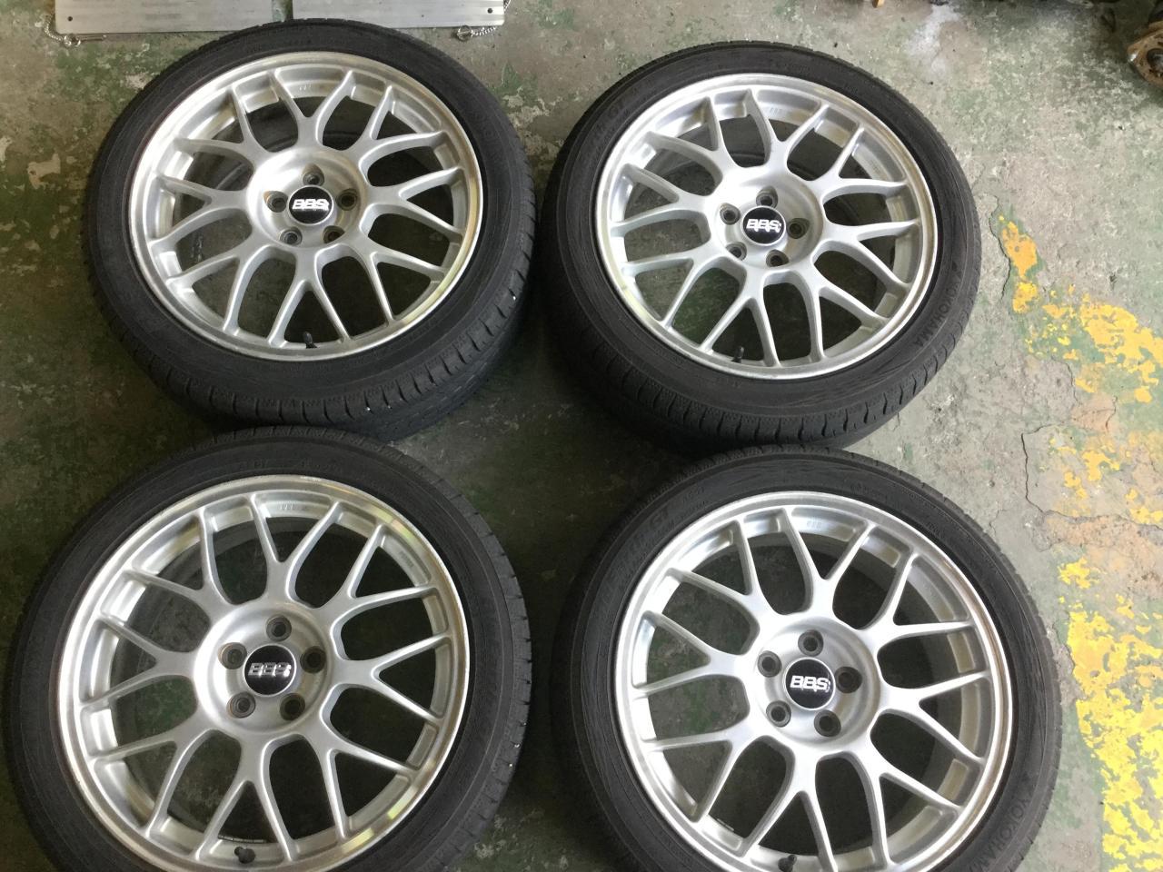 Price reduced! Subaru genuine optional BBS wheels + YOKOHAMA BluEarth-GT AE 51