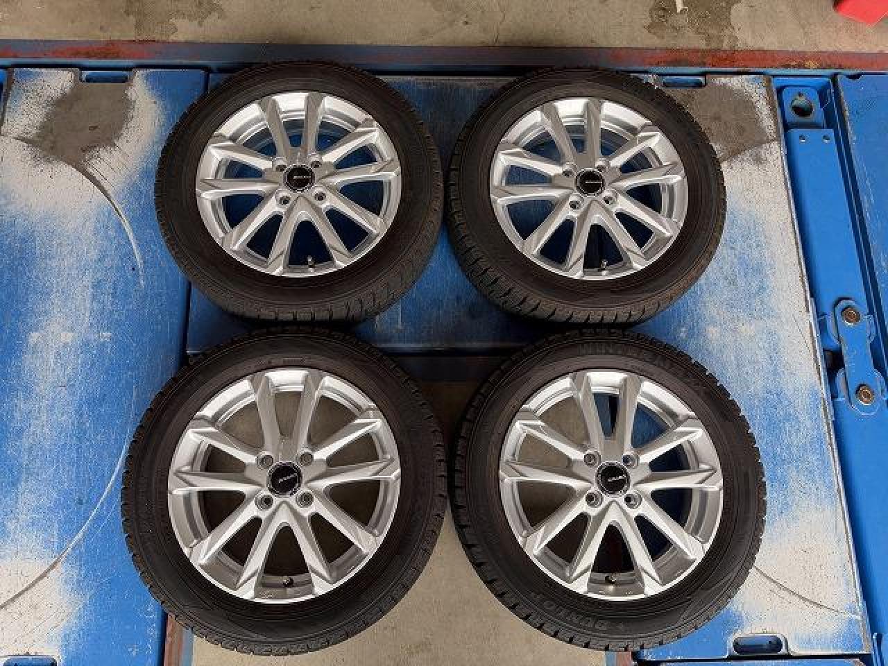 KOSEI QRASIZ VS6 + DUNLOP WINTERMAXX WM02 165 / 65R15 81Q