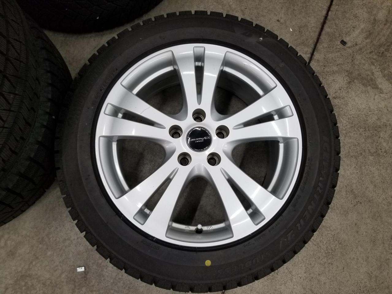DUNLOP REVERLINE RA5 + BRIDGESTONE ICEPARTNER 2