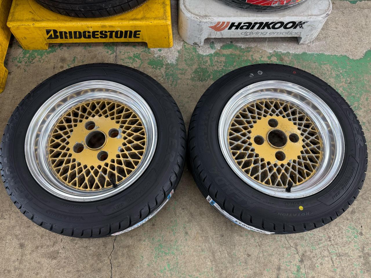 New tires included for drifting ENKEI MESH + KENDA KR 20