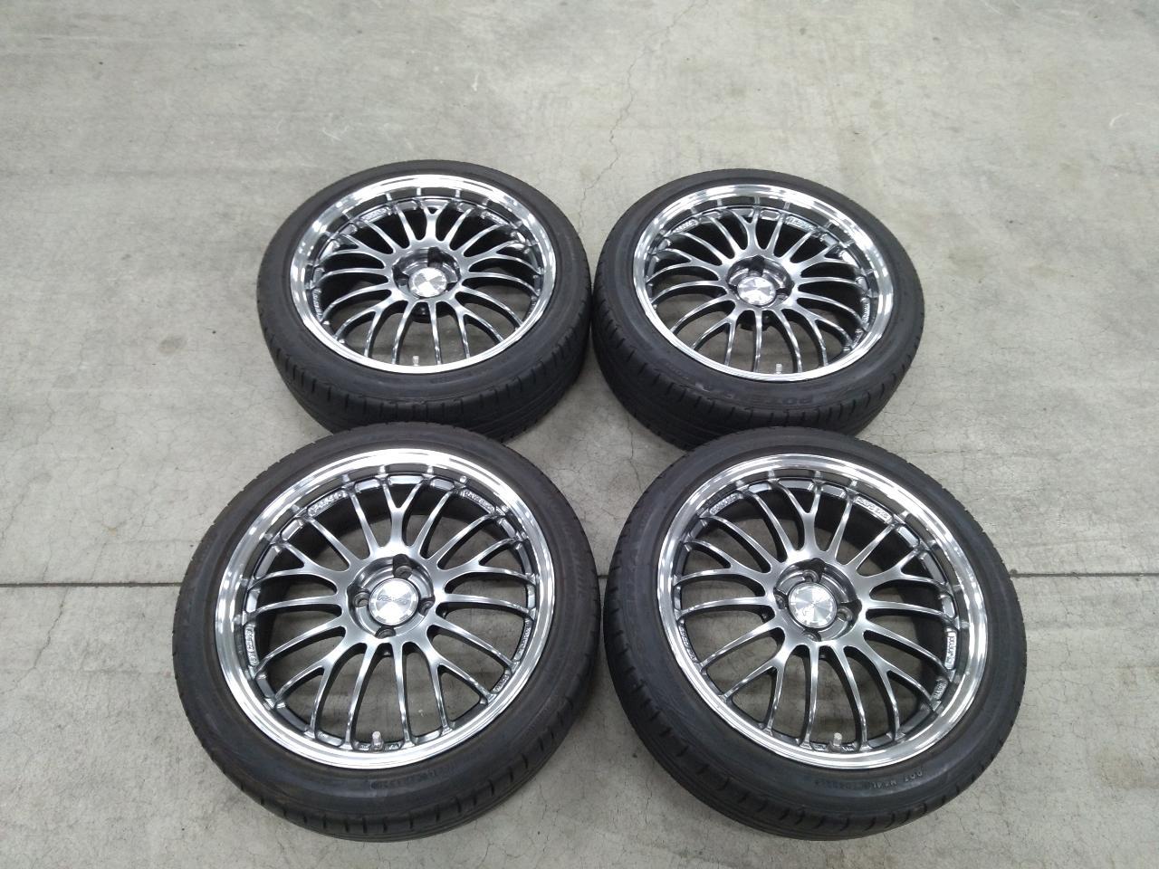 RAYS VOLK RACING C345 PRIME + BRIDGESTONE POTENZA S001