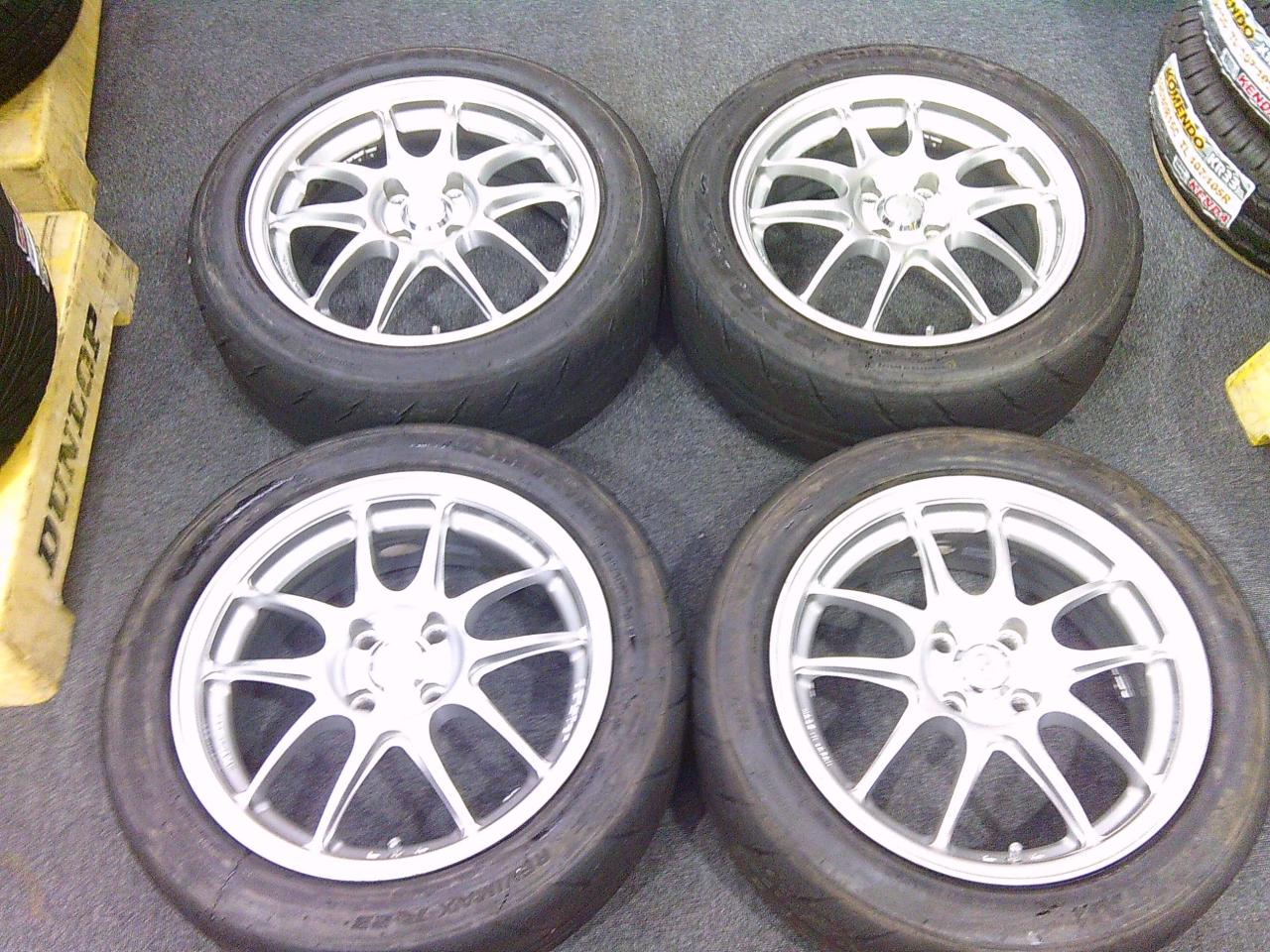 ENKEI performanceline PF01 + SHIBATA REVIMAX R23 195 / 50R16 4 pieces set
