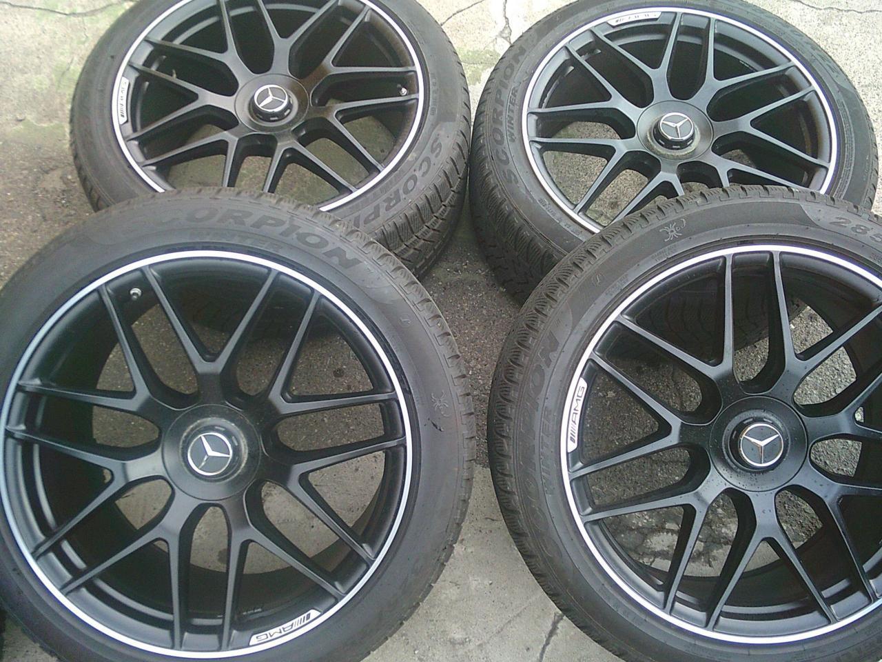 Mercedes genuine Mercedes Benz AMG GLE63 cross-spoke Original wheel + SCORPPION WINTER