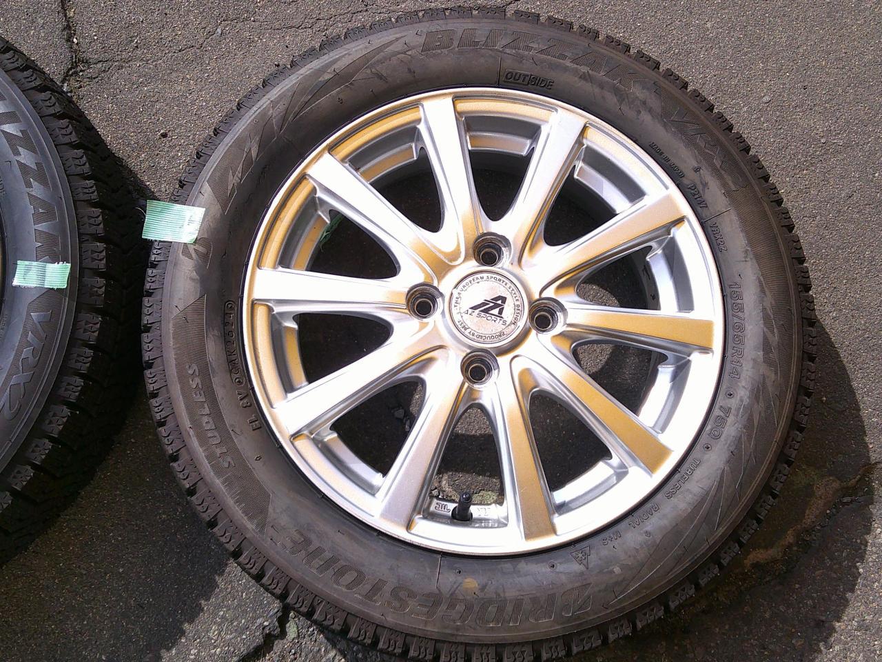 BEST AZ-SPORTS SY-10 + BRIDGESTONE BLIZZAK VRX2