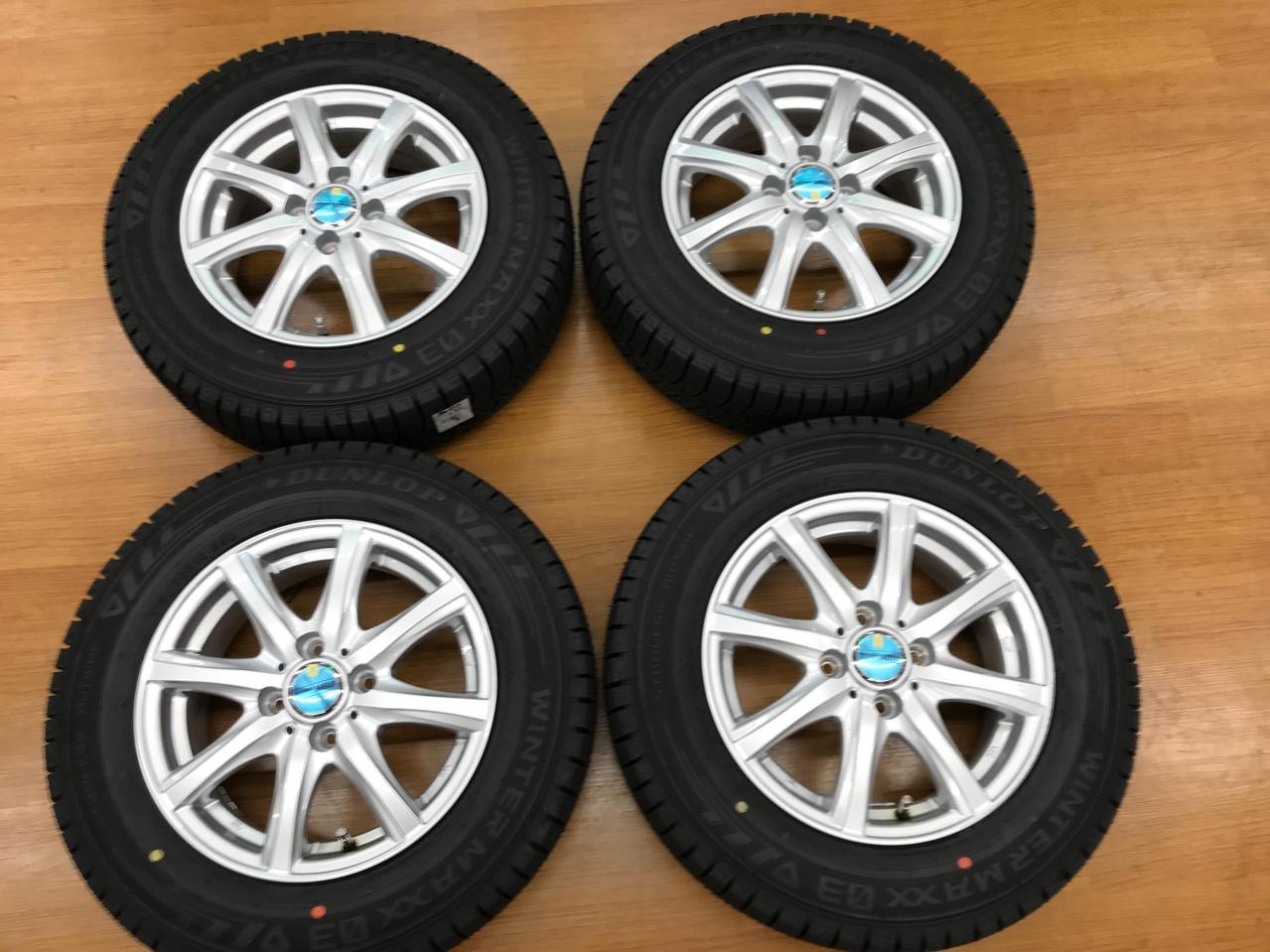 MACBES MB8 Spoke wheels + DUNLOP WINTER MAXX 03