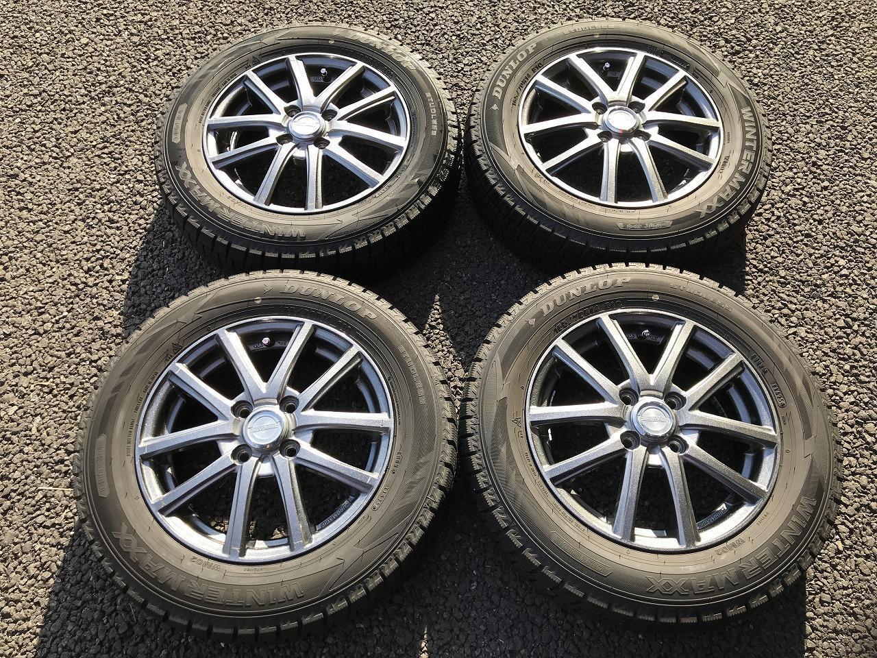 EURO MAGIC Spoke wheels + DUNLOP WINTER MAXX WM02 165 / 70R14 81Q