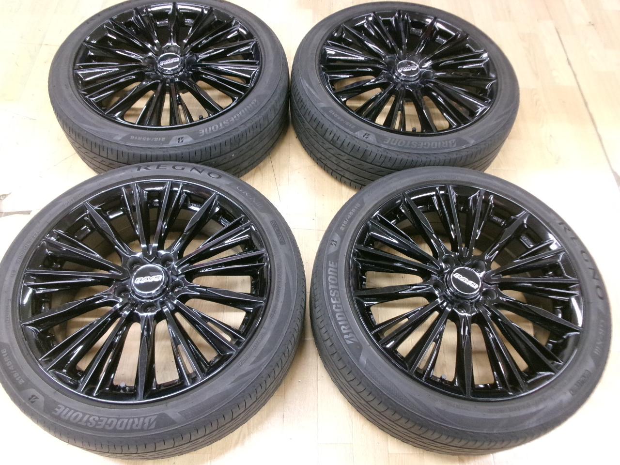 RAYS VERSUS STRATAGIA VOUGE + BRIDGESTONE REGNO GR-XⅢ 215 / 45R18