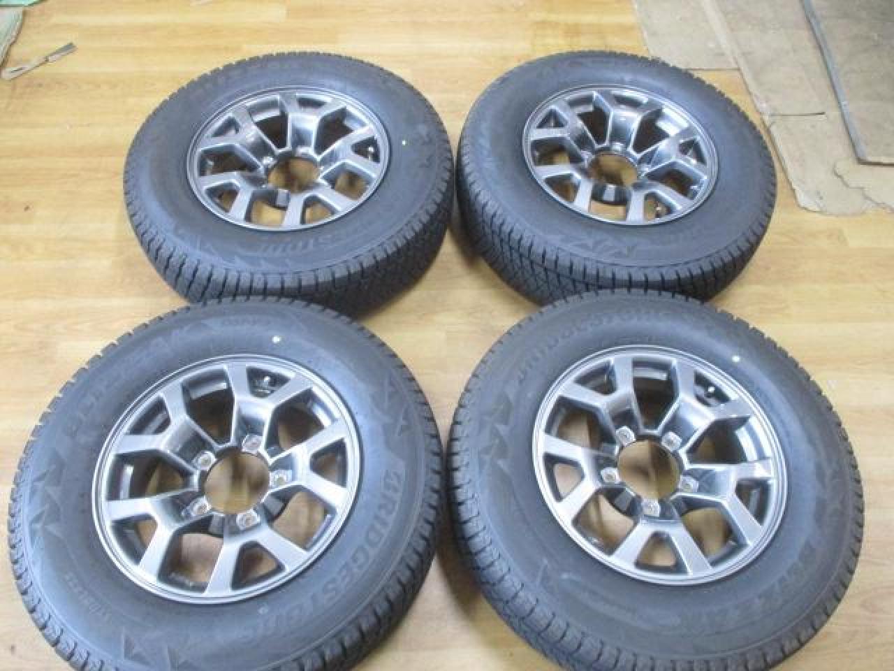 Suzuki genuine Jimny Sierra / JB74W Original aluminum wheel + BRIDGESTONE BLIZZAK DM-V2