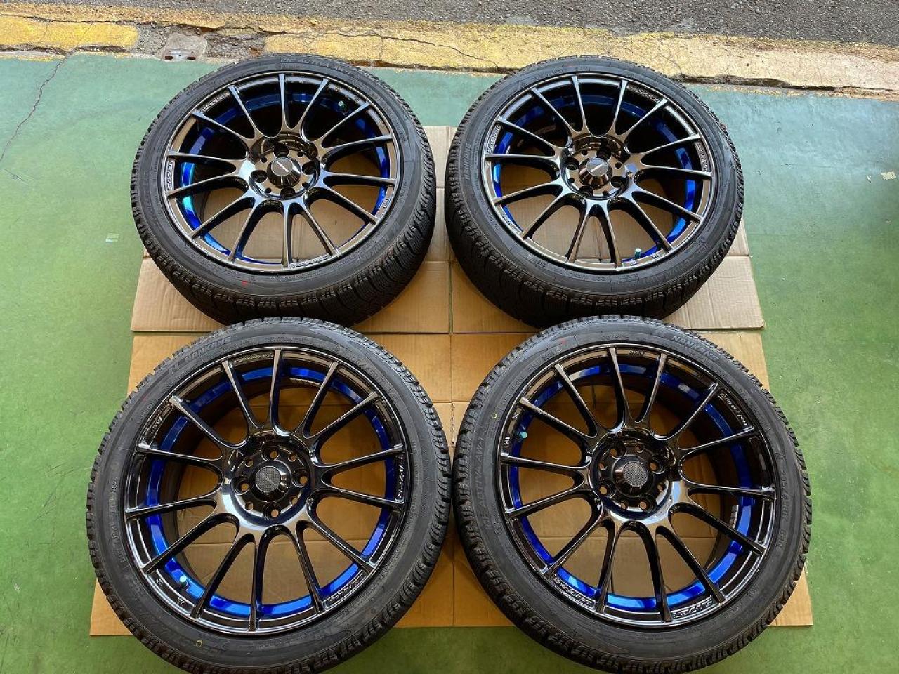 99 WedsSport SPORT SA-72R + NANKANG AW-1 205 / 45R17 100-4H - Plenty of grooves!