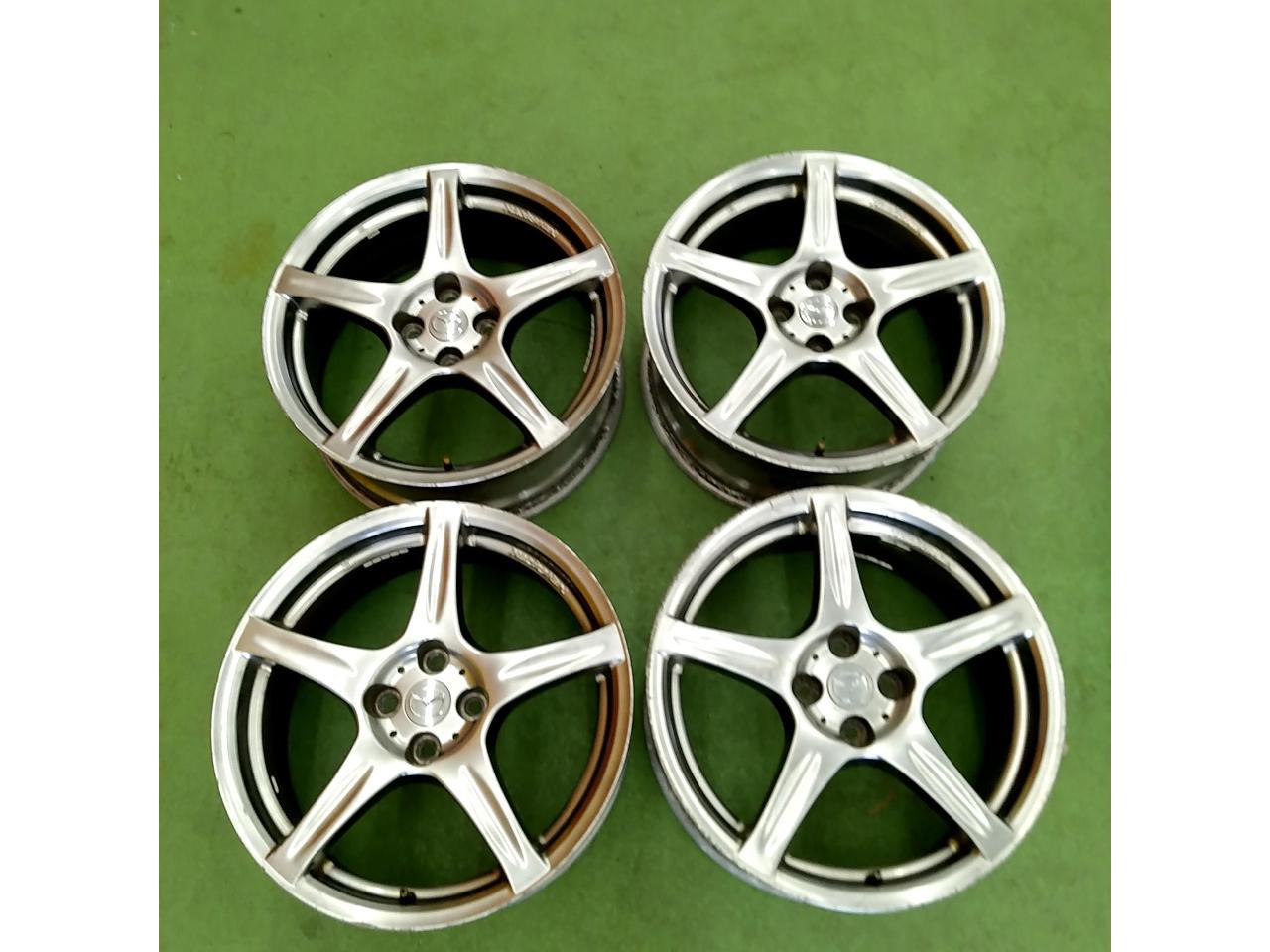 Genuine Mazda parts NB Roadster Turbo Original wheels from a limited edition car .