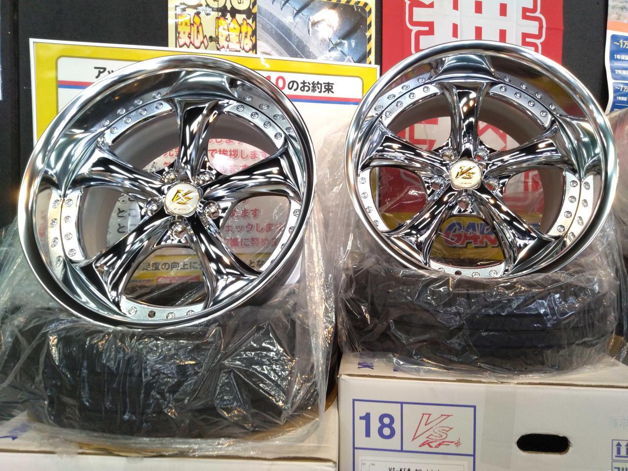 Limited to 600 units!! Chrome Edition KF#! Unique size! WORK VS KF # Chrome Edition