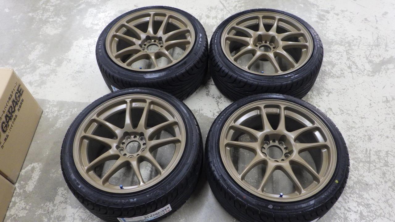 WORK with new tires EMOTION CR Kai + KENDA KR 20