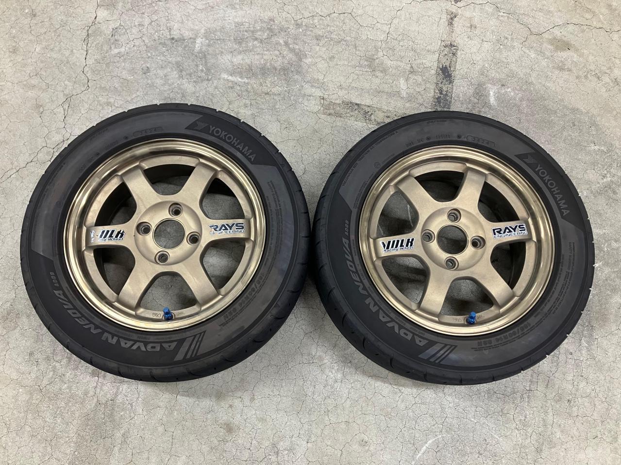 RAYS VOLK RACING TE37 bronze + YOKOHAMA ADVAN NEOVA AD09