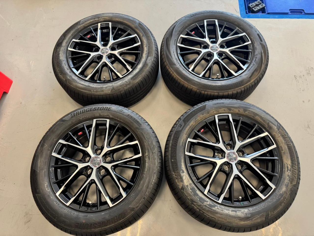 Kyoho Corporation AME SMACK REVILA + BRIDGESTONE TURANZA 6 ENLITE NC-HR / Alphard / X-Trail / Corolla Cross