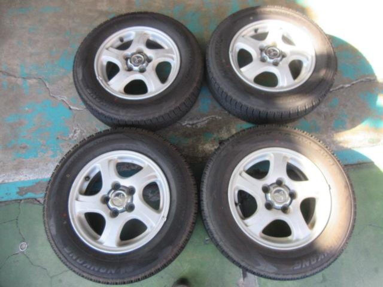 Genuine Mitsubishi Pajero Mini Genuine wheels + NANKANGICE ACTIVA AW-1 175 / 80R15 25 year made 4 pieces set