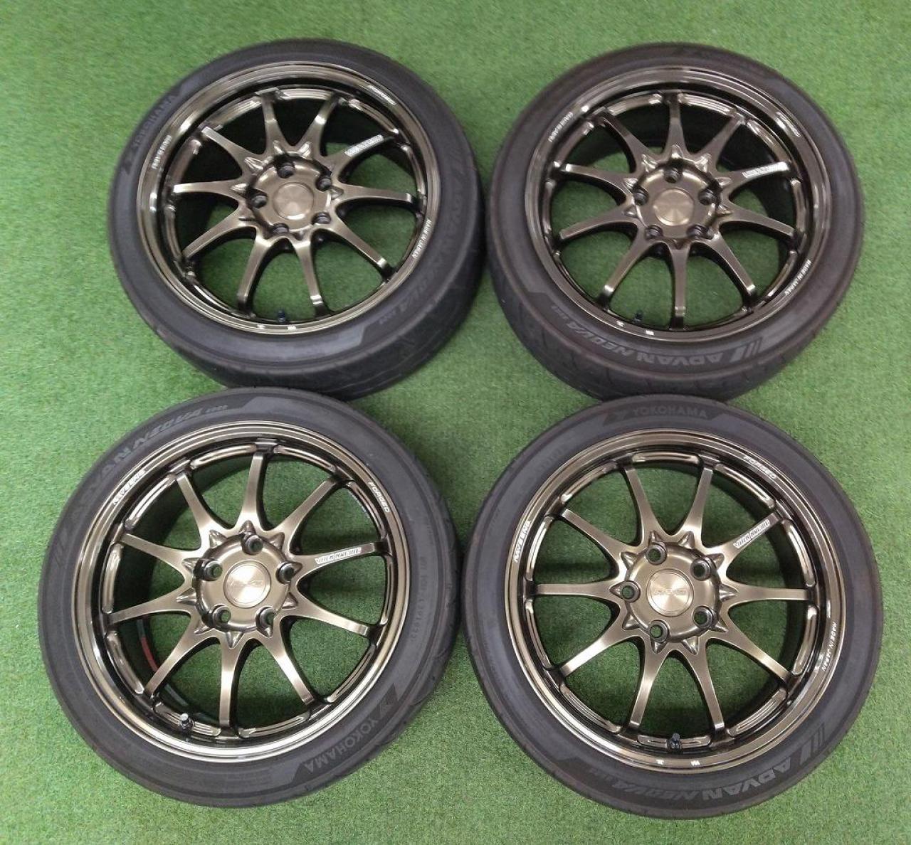 Price reduced!! Premium forged set!! RAYS VOLK RACING CE28N-plus + YOKOHAMA ADVAN NEOVA AD09 Manufactured in 2022