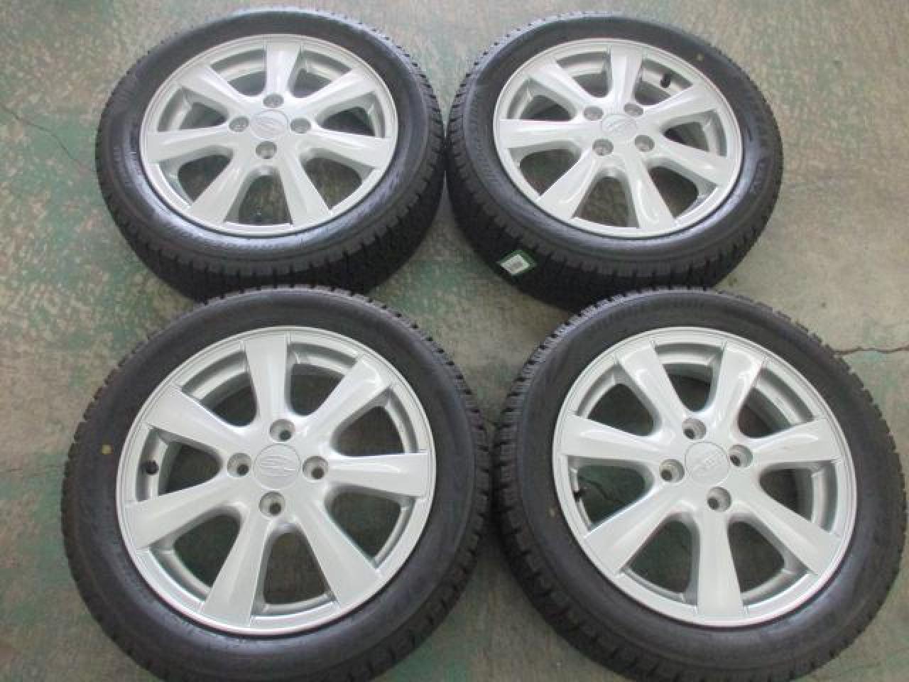 Subaru genuine R1 original wheel + BRIDGESTONE BLIZZAK VRX2